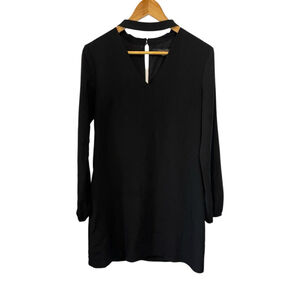 Women's Cynthia Steffe Black Long Sleeve Mini Dress Size 4